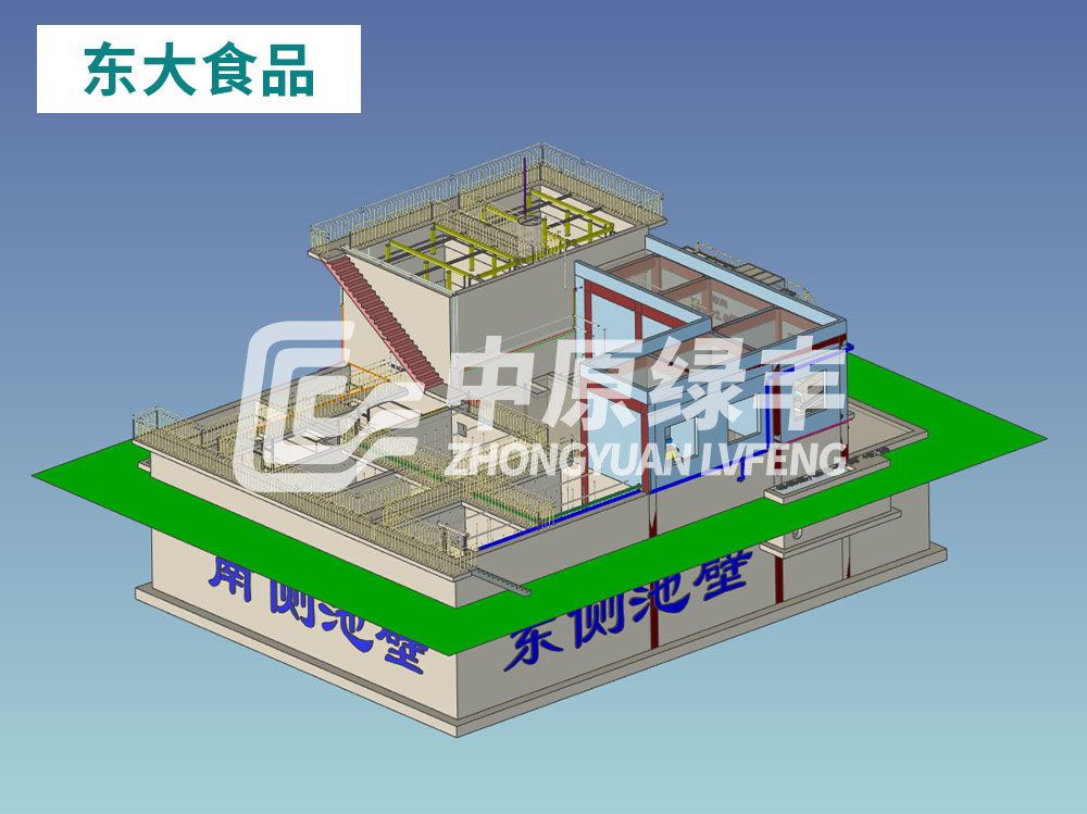 东大食品600m³/d肉类废水处理工程